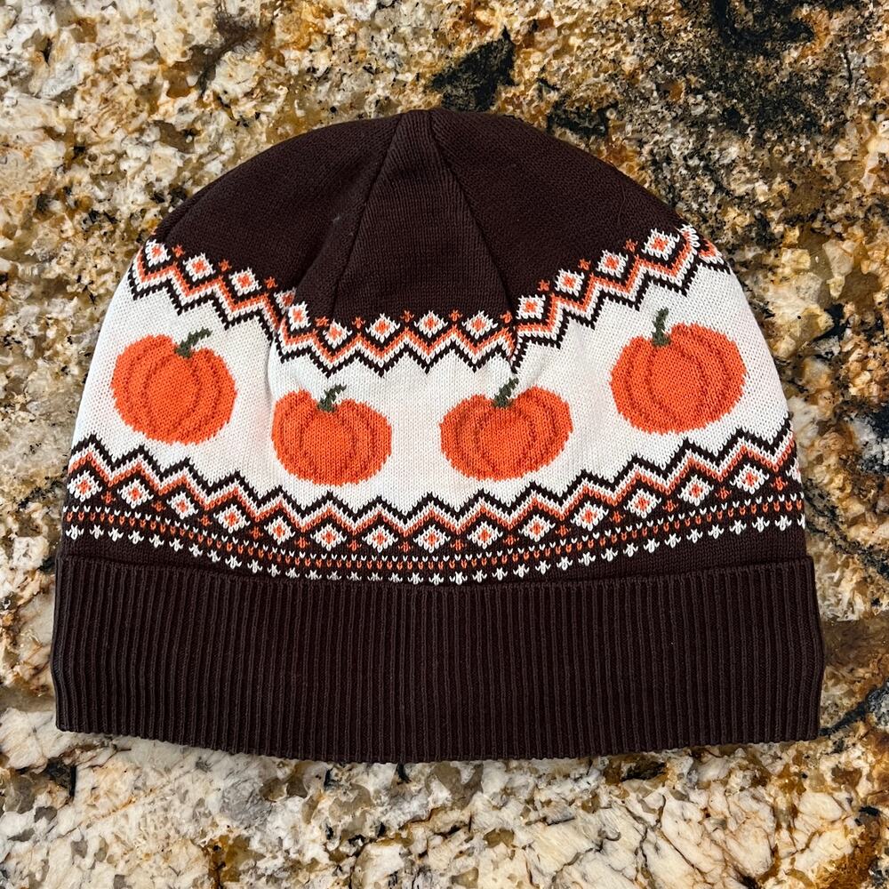 NWT Gymboree Unisex Girls & Boys Fall Pumpkin Beanie - Lil Pumpkin - Picture 2 of 9